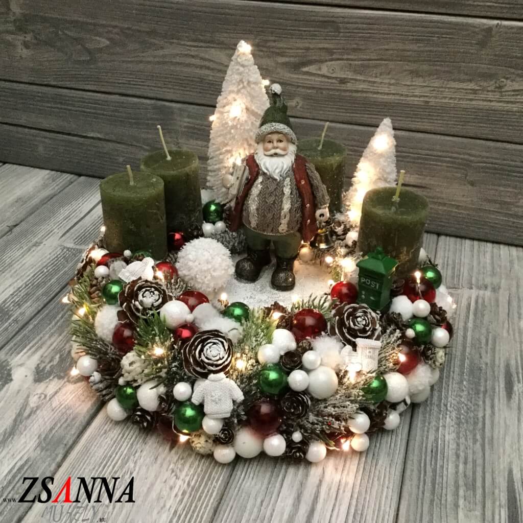  Tlaps adventi koszor