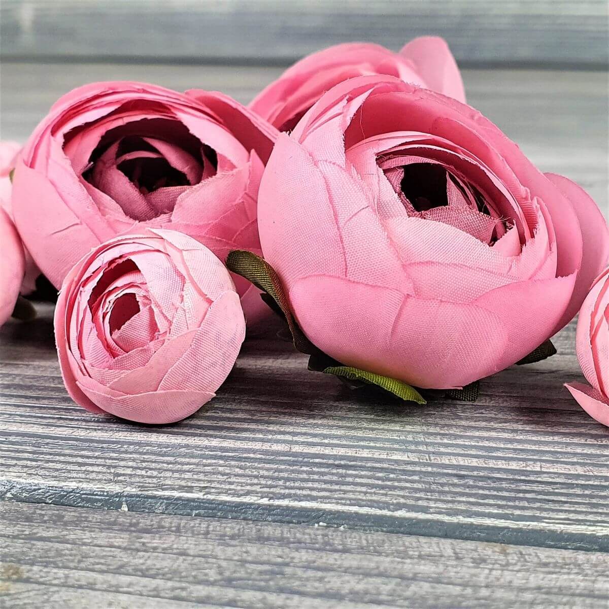  Selyemboglrka fej 4 cm/ rzsaszn szn